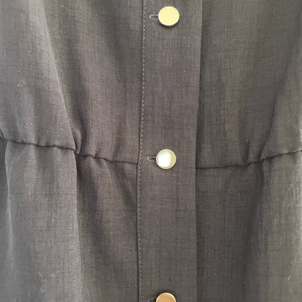 AYR The Daze Button-Down Midi Dress, Navy, XS - Picture 5 of 8